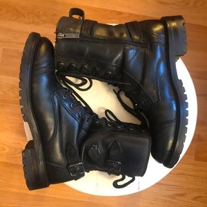 Size 9.5 Harley Davidson Motorcycle Boots